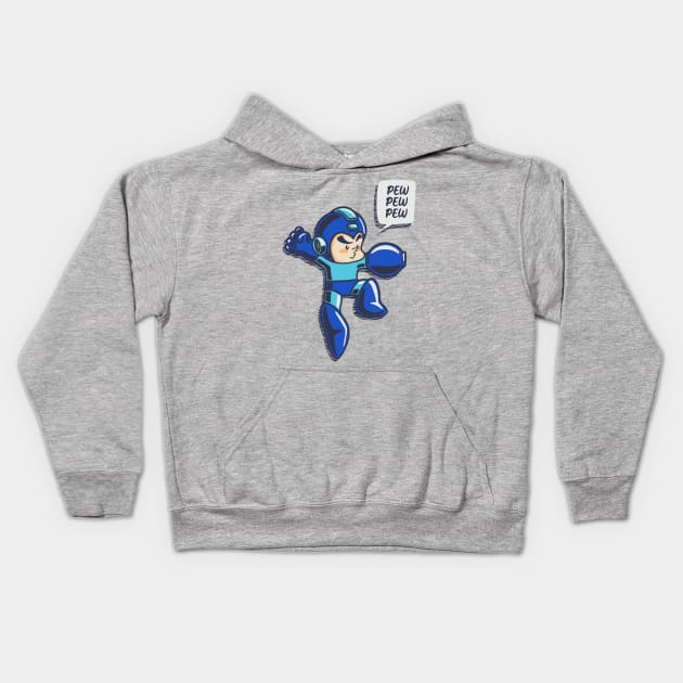 RockMan Kids Hoodie by goomba1977